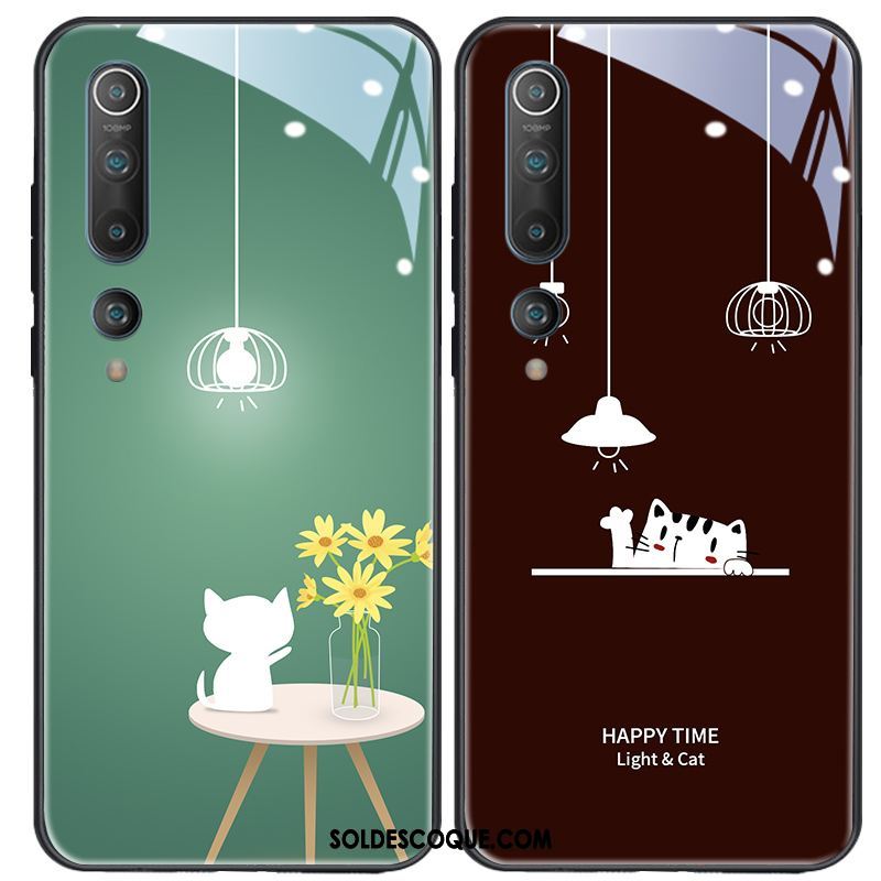 Coque Xiaomi Mi 10 Tout Compris Luxe Marque De Tendance Simple Nouveau Housse Pas Cher