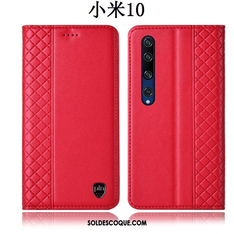 Coque Xiaomi Mi 10 Étui Téléphone Portable Incassable Étui En Cuir Tout Compris Soldes