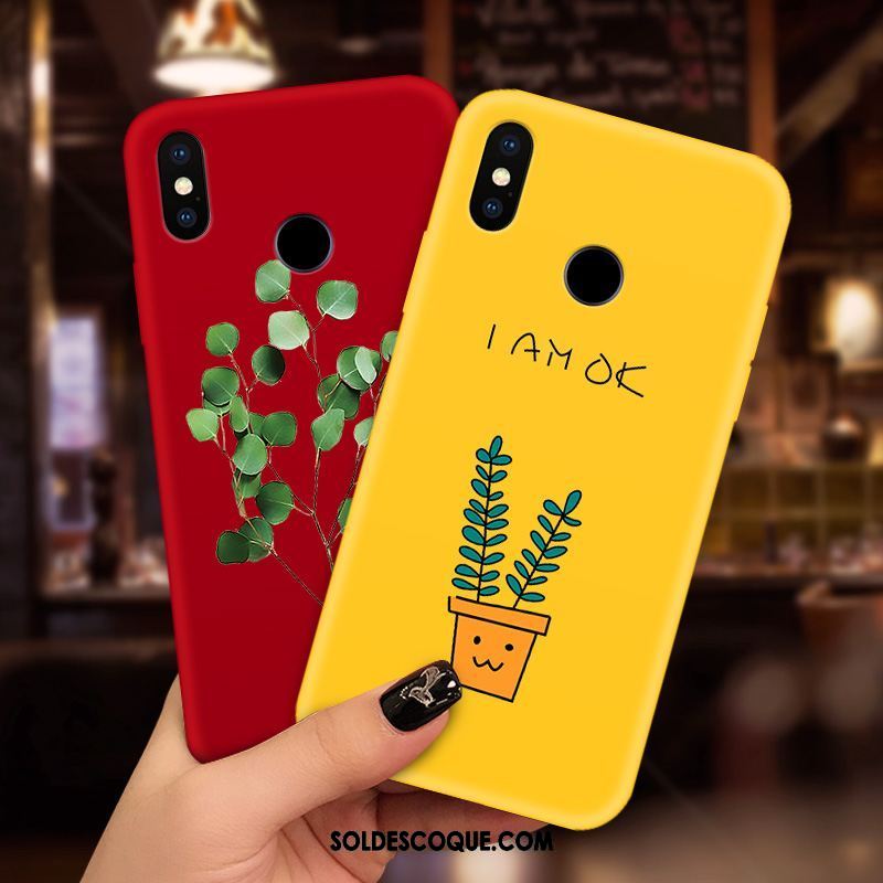 Coque Xiaomi Mi 8 Amoureux Téléphone Portable Simple Jaune Incassable France