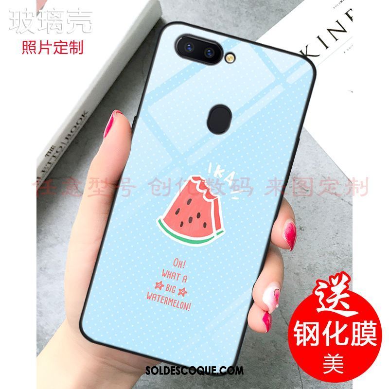 Coque Xiaomi Mi 8 Lite Rose Frais Jeunesse Citron Verre Soldes