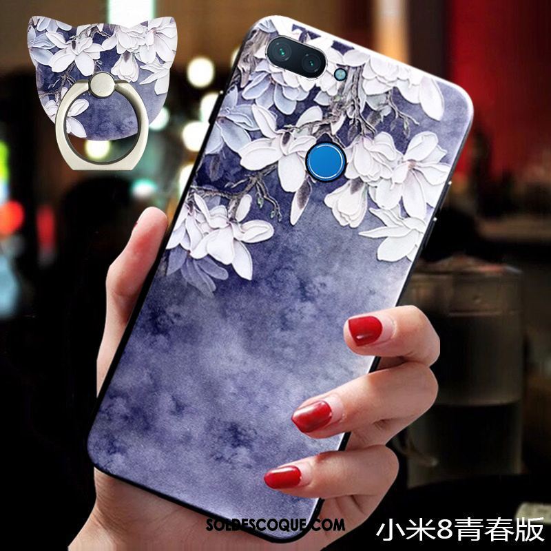 Coque Xiaomi Mi 8 Lite Très Mince Étui Fluide Doux Créatif Petit Soldes