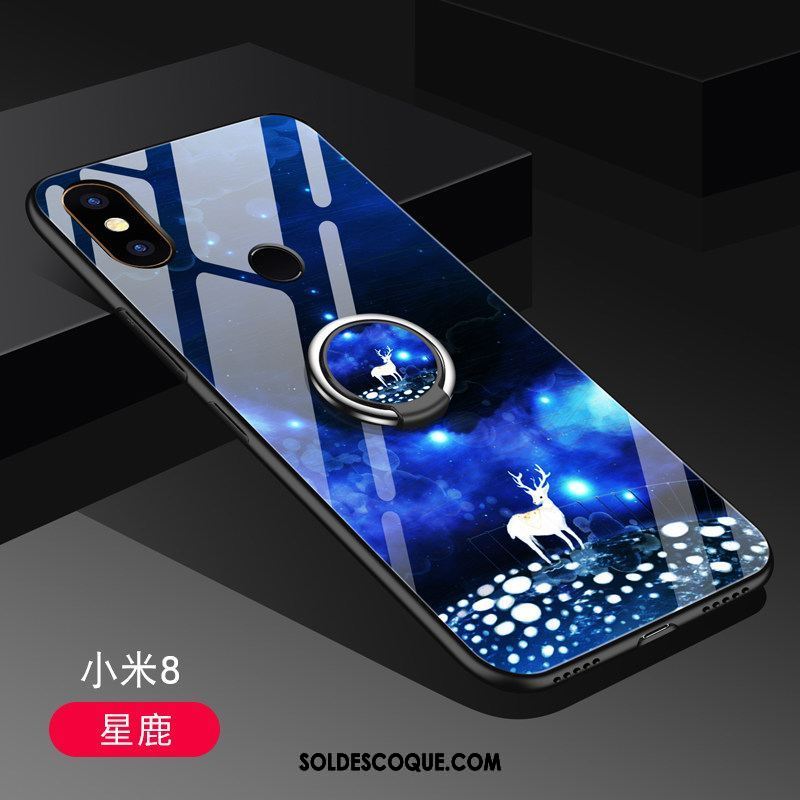 Coque Xiaomi Mi 8 Miroir Marque De Tendance Difficile Charmant Ornements Suspendus Housse Soldes