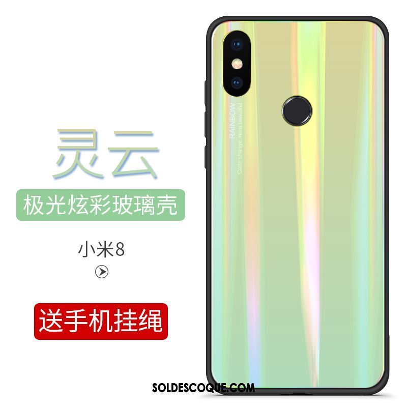 Coque Xiaomi Mi 8 Ornements Suspendus Personnalité Vert Créatif Tendance France