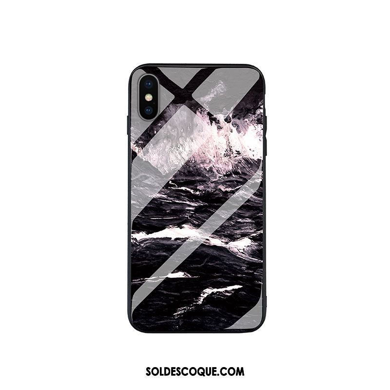 Coque Xiaomi Mi 8 Pro Miroir Protection Marque De Tendance Noir Verre Trempé En Ligne