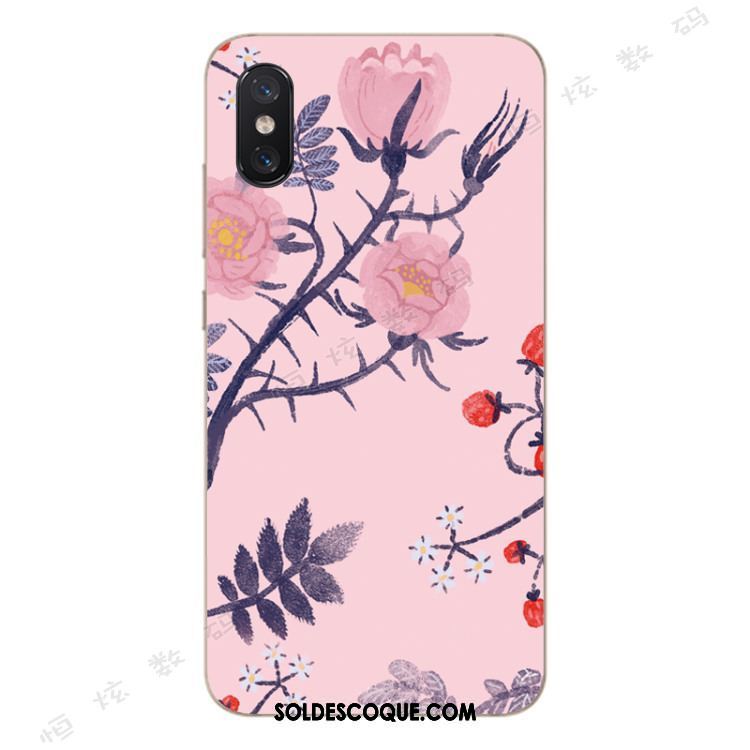 Coque Xiaomi Mi 8 Pro Silicone Jeunesse Petit Incassable Modèle Fleurie En Vente