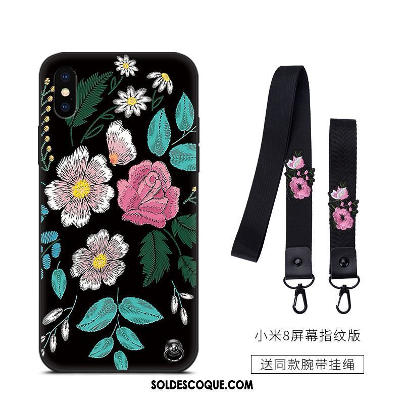 Coque Xiaomi Mi 8 Pro Simple Amoureux Délavé En Daim Petit Jeunesse En Ligne