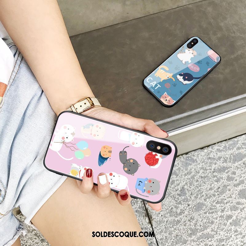 Coque Xiaomi Mi 8 Pro Étui Dessin Animé Verre Nouveau Personnalité Soldes