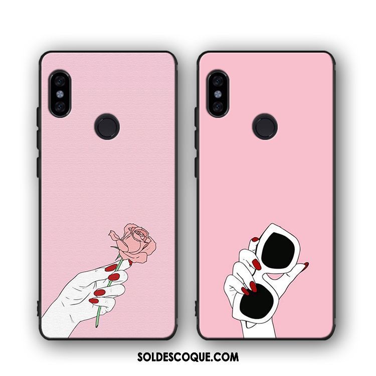 Coque Xiaomi Mi 8 Se Fluide Doux Noir Tendance Petit Incassable En Ligne