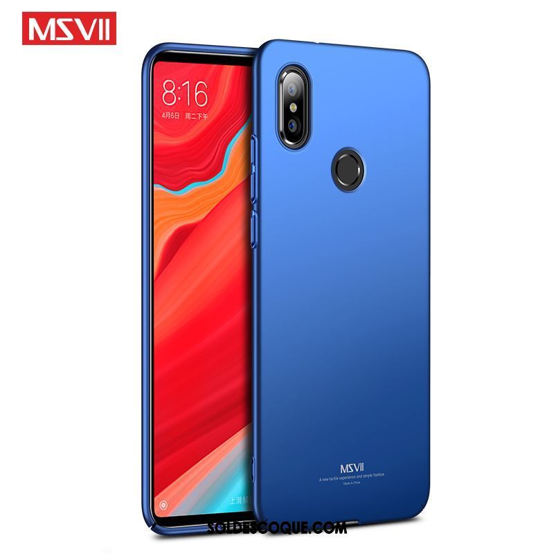 Coque Xiaomi Mi 8 Se Incassable Délavé En Daim Protection Légères Tendance En Vente