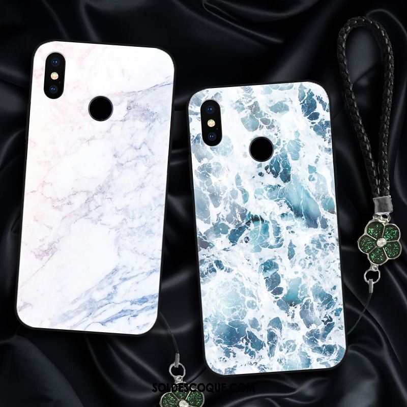 Coque Xiaomi Mi 8 Se Net Rouge Grand Art Blanc Protection Pas Cher