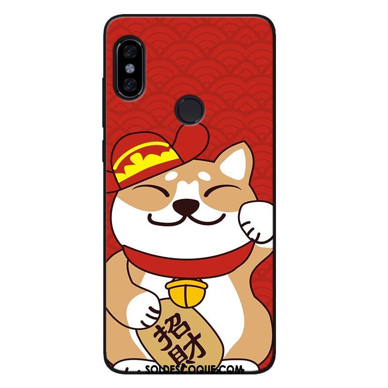 Coque Xiaomi Mi 8 Se Richesse Silicone Chat Téléphone Portable Rouge Pas Cher