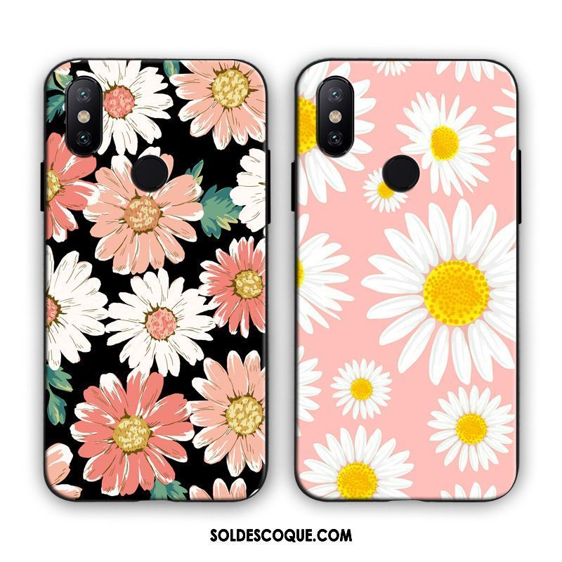 Coque Xiaomi Mi 8 Se Rose Étui Incassable Silicone Fruit Soldes