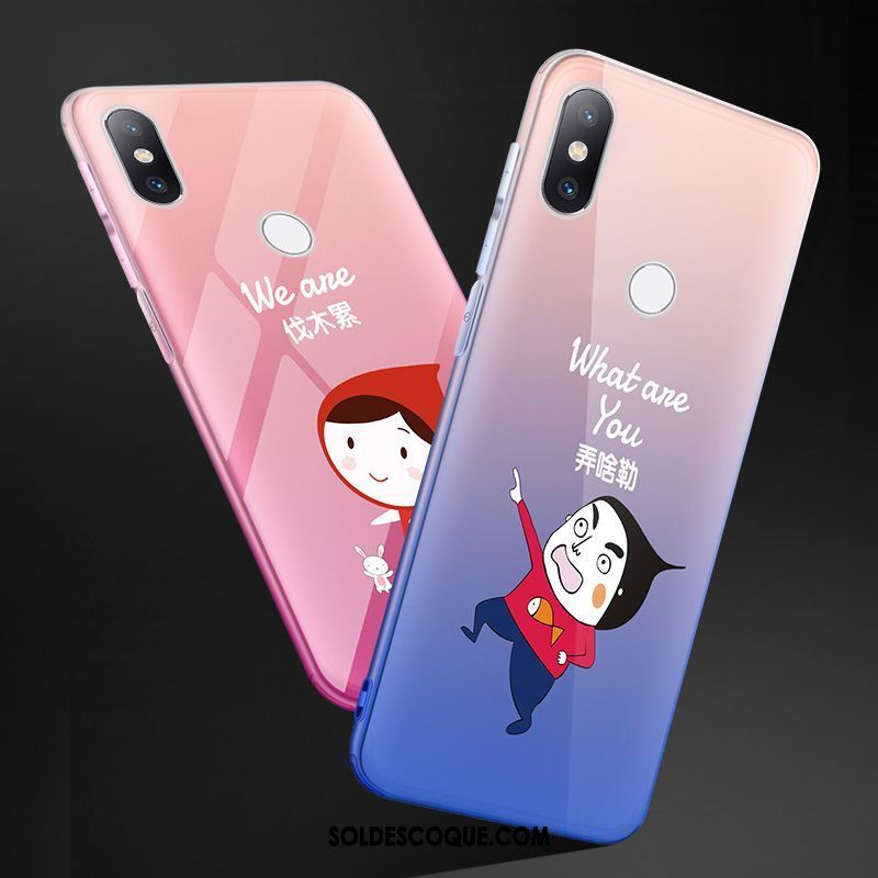 Coque Xiaomi Mi 8 Se Téléphone Portable Bleu Petit Fluide Doux Protection Soldes