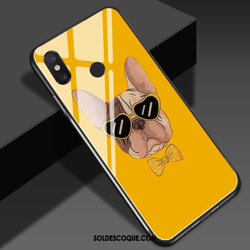 Coque Xiaomi Mi 8 Se Téléphone Portable Charmant Bovins Miroir Verre Pas Cher