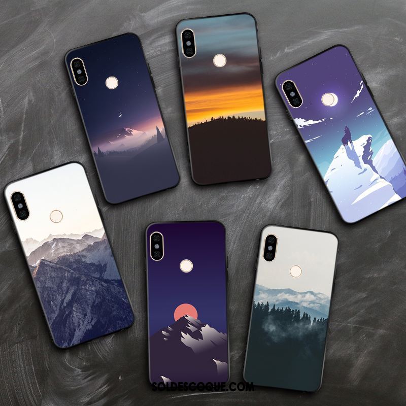 Coque Xiaomi Mi 8 Étui Fluide Doux Téléphone Portable Protection Style Chinois Soldes