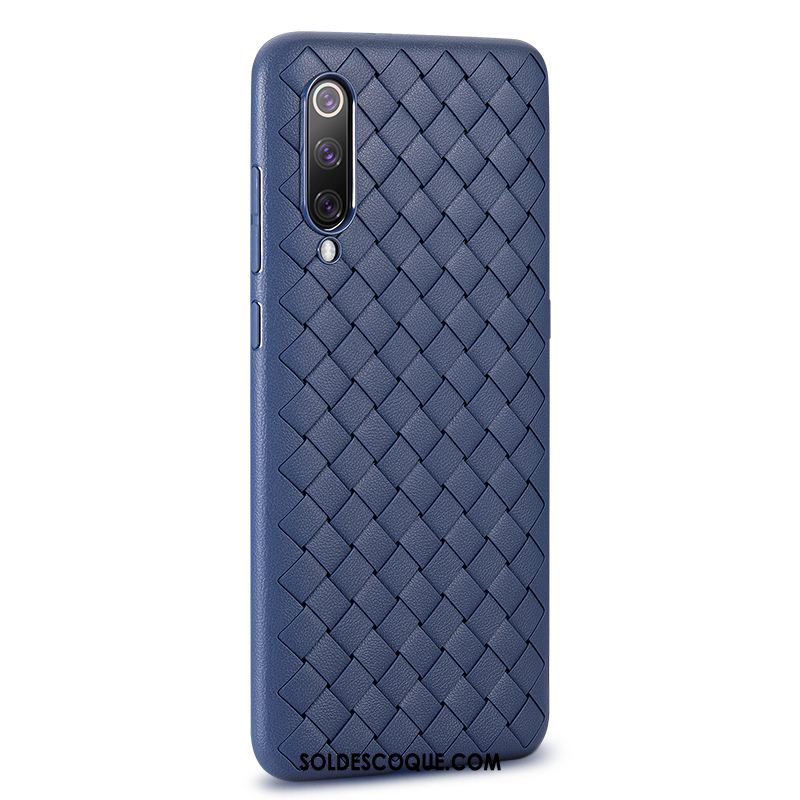 Coque Xiaomi Mi 9 Bleu Protection Qualité Marque De Tendance Tissage En Vente