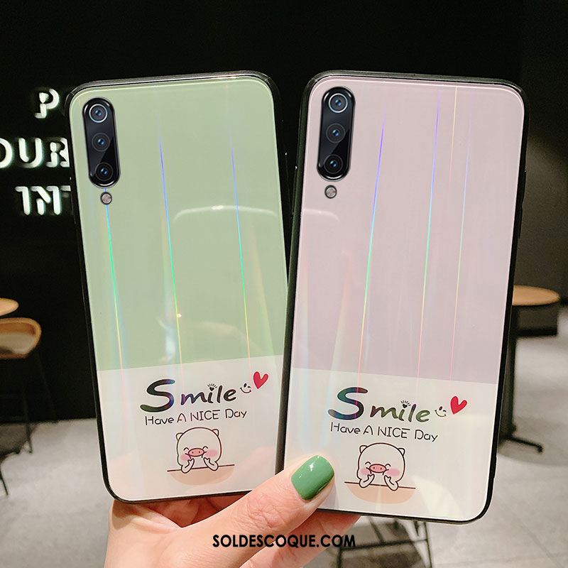 Coque Xiaomi Mi 9 Lite Fluide Doux Petit Verre Étui Incassable Soldes