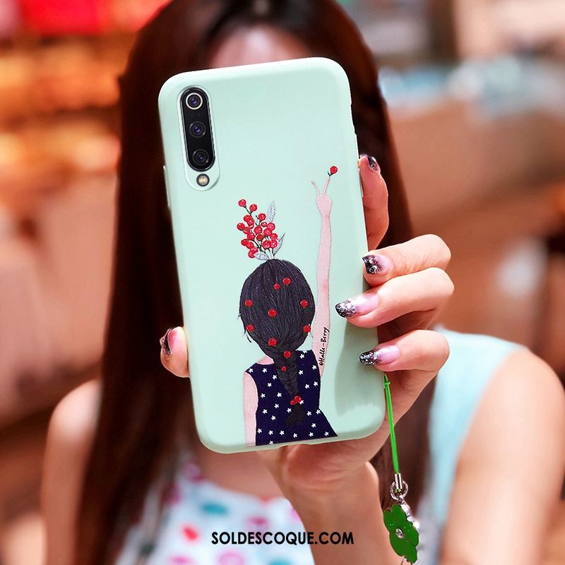 Coque Xiaomi Mi 9 Se Dessin Animé Silicone Charmant Art Incassable Pas Cher