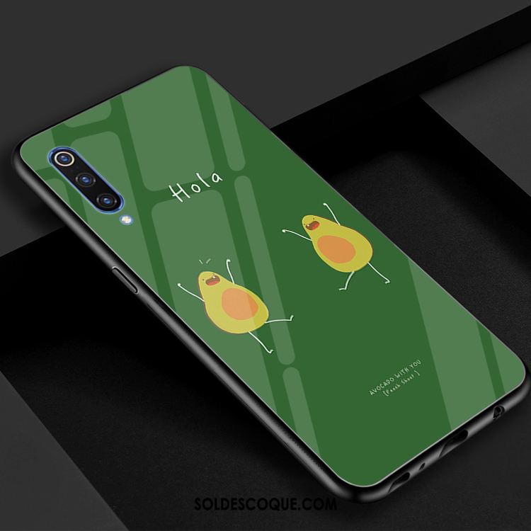 Coque Xiaomi Mi 9 Se Verre Vert Miroir Frais Téléphone Portable Soldes