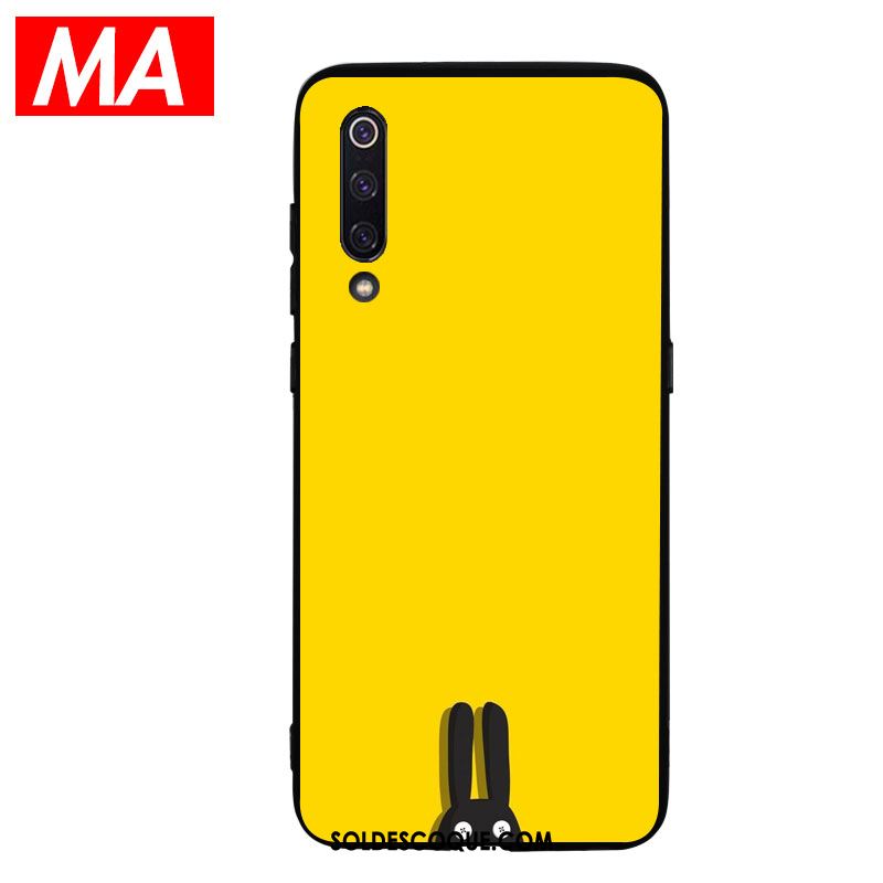 Coque Xiaomi Mi 9 Simple Noir Petit Protection Étui France