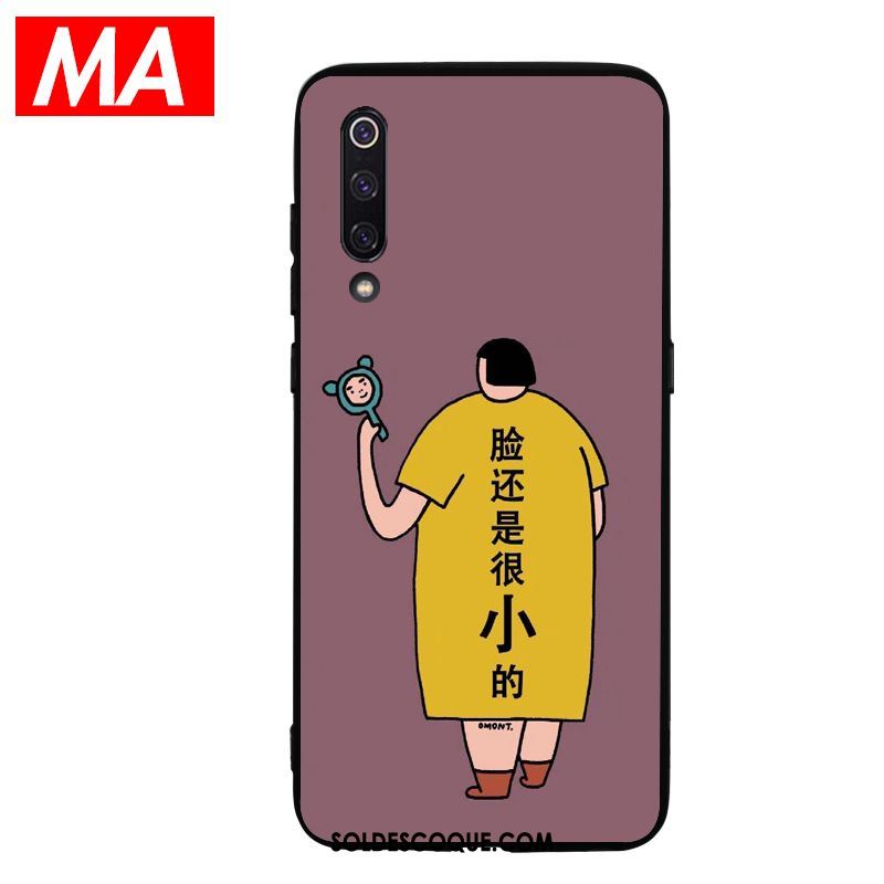 Coque Xiaomi Mi 9 Violet Téléphone Portable Silicone Gras Jeunesse En Ligne