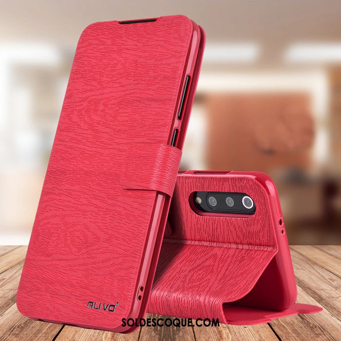 Coque Xiaomi Mi 9 Étui En Cuir Incassable Protection Tout Compris Clamshell Pas Cher