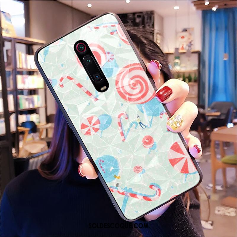 Coque Xiaomi Mi 9t Pro Losange Dessin Animé Petit Téléphone Portable Modèle Fleurie Pas Cher