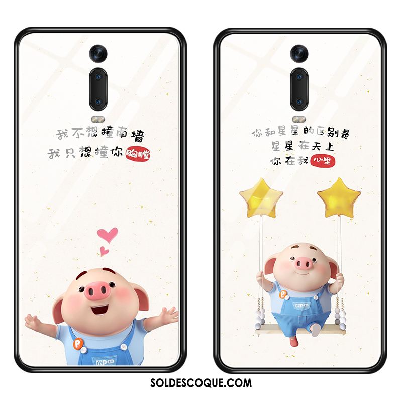 Coque Xiaomi Mi 9t Rouge Protection Amoureux Verre Fluide Doux Pas Cher