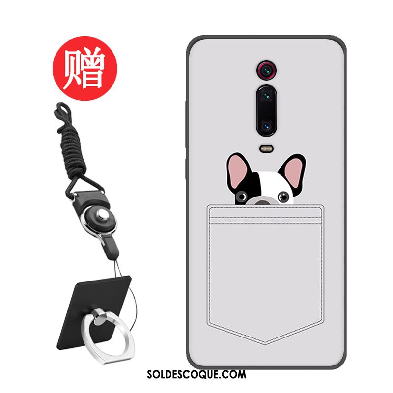 Coque Xiaomi Mi 9t Téléphone Portable Étui Gris Protection Modèle Pas Cher