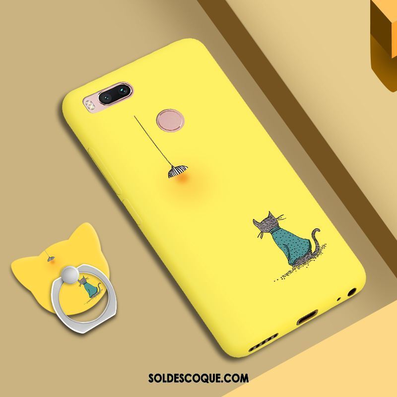 Coque Xiaomi Mi A1 Fluide Doux Nouveau Incassable Petit Anneau Housse En Vente