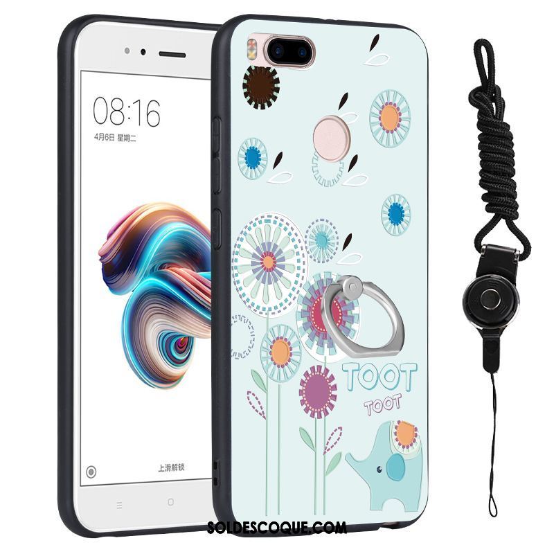 Coque Xiaomi Mi A1 Tout Compris Ornements Suspendus Vert Très Mince Incassable France