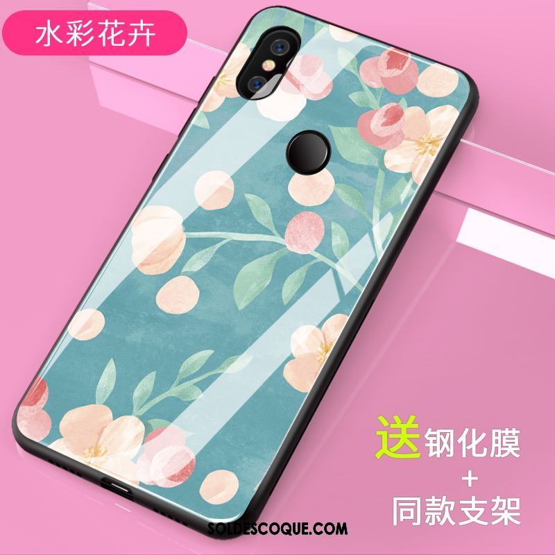 Coque Xiaomi Mi A2 Dessin Animé Verre Jeunesse Étui Nouveau Soldes