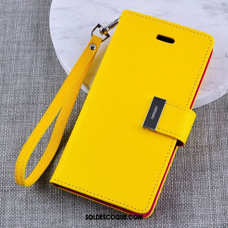 Coque Xiaomi Mi A2 Fluide Doux Étui En Cuir Téléphone Portable Protection Jaune En Vente