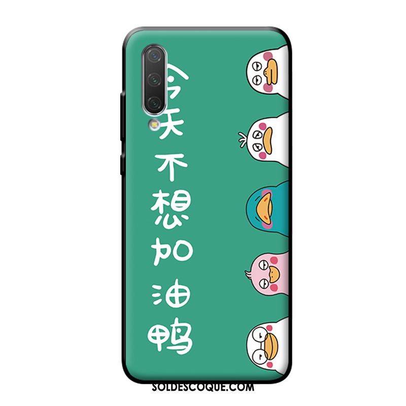 Coque Xiaomi Mi A3 Charmant Personnalité Téléphone Portable Canard Vert Soldes