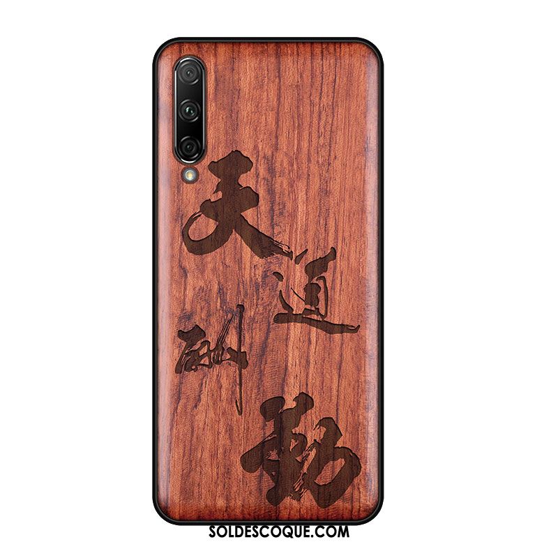 Coque Xiaomi Mi A3 Style Chinois Bois Massif Petit Protection Nouveau France