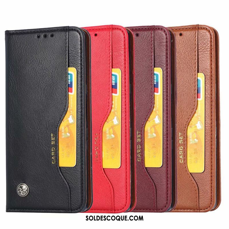 Coque Xiaomi Mi A3 Étui En Cuir Business Petit Téléphone Portable Carte Soldes