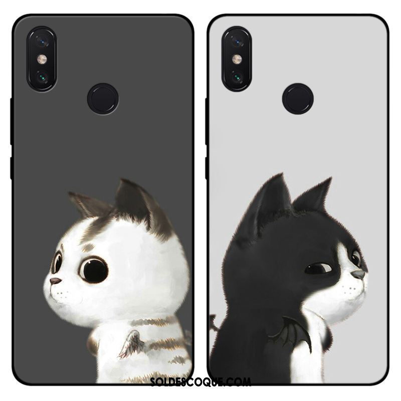 Coque Xiaomi Mi Max 3 Personnalité Drôle Petit Silicone Tout Compris Pas Cher