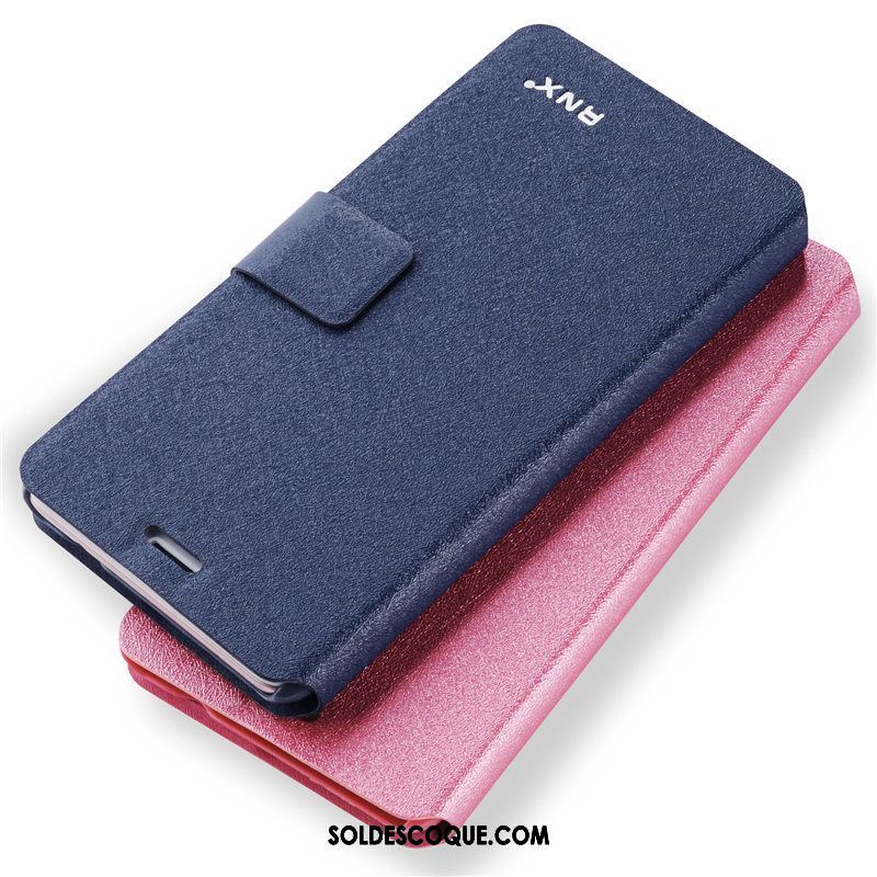 Coque Xiaomi Mi Max 3 Tout Compris Étui En Cuir Petit Personnalité Bleu Marin Soldes