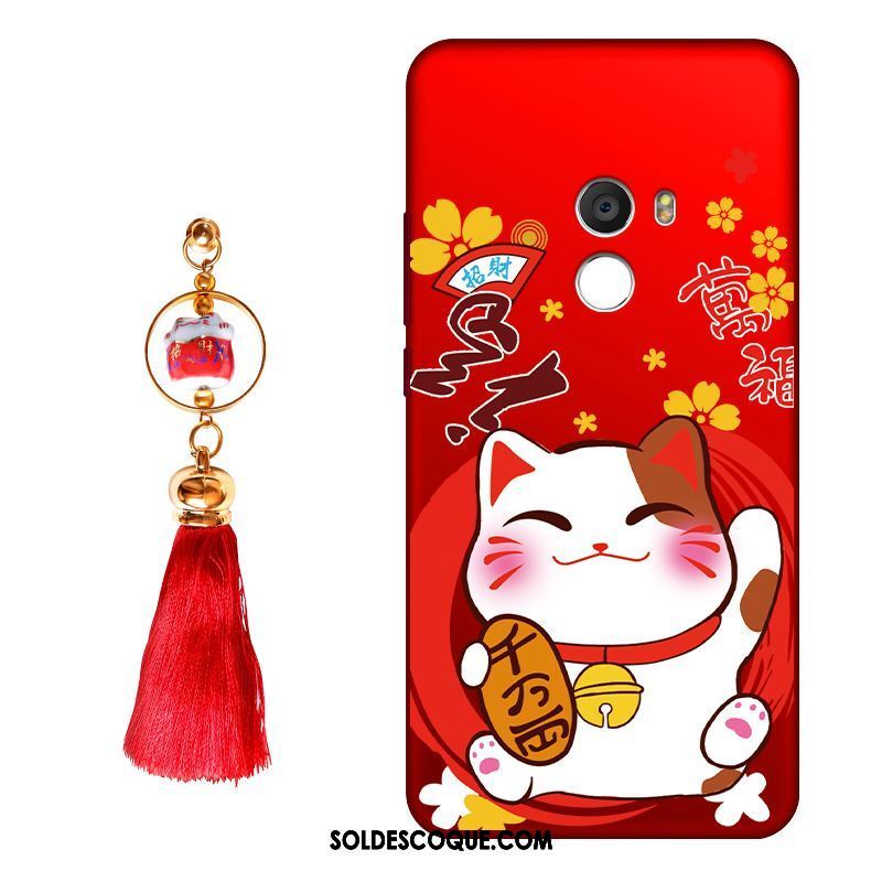 Coque Xiaomi Mi Mix 2 Créatif Incassable Rouge Téléphone Portable Tout Compris Soldes