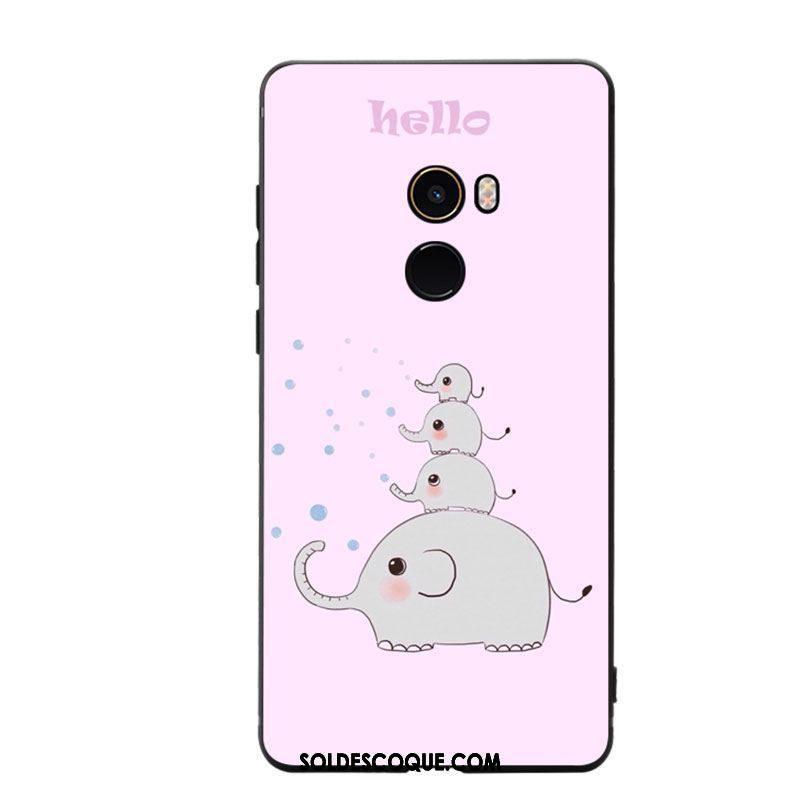 Coque Xiaomi Mi Mix 2 Fluide Doux Protection Personnalité Téléphone Portable Dessin Animé Pas Cher