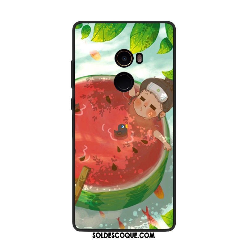 Coque Xiaomi Mi Mix 2 Fruit Personnalité Vert Pastèque Petit Housse Soldes