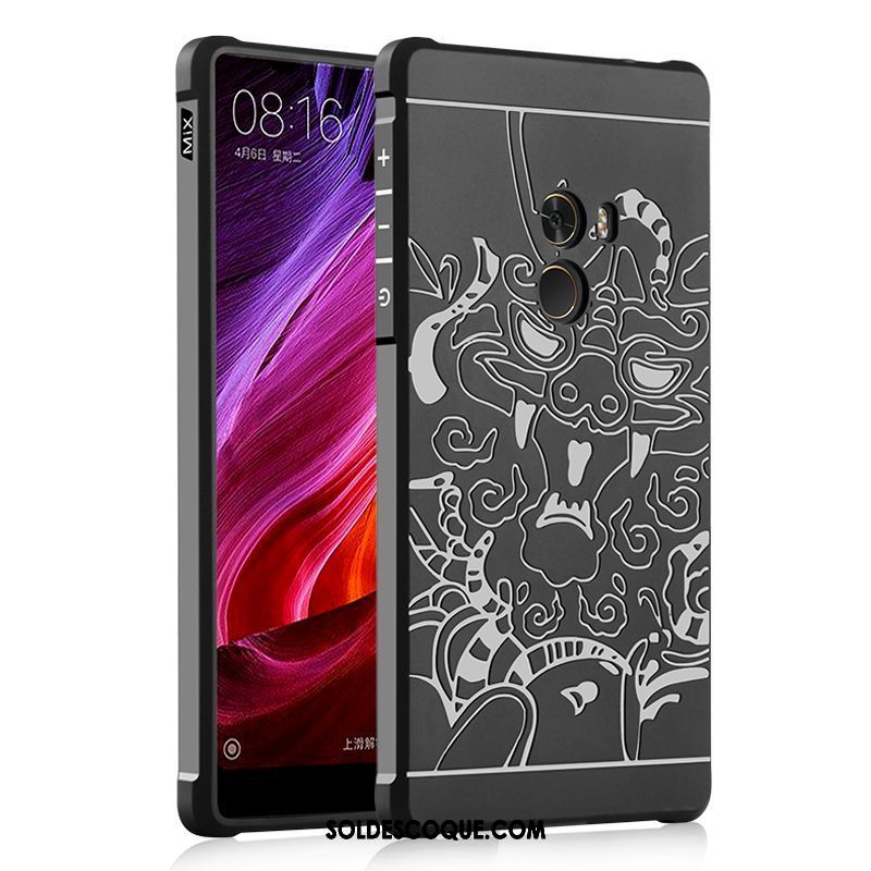 Coque Xiaomi Mi Mix 2 Gaufrage Étui Incassable Tendance Petit Soldes