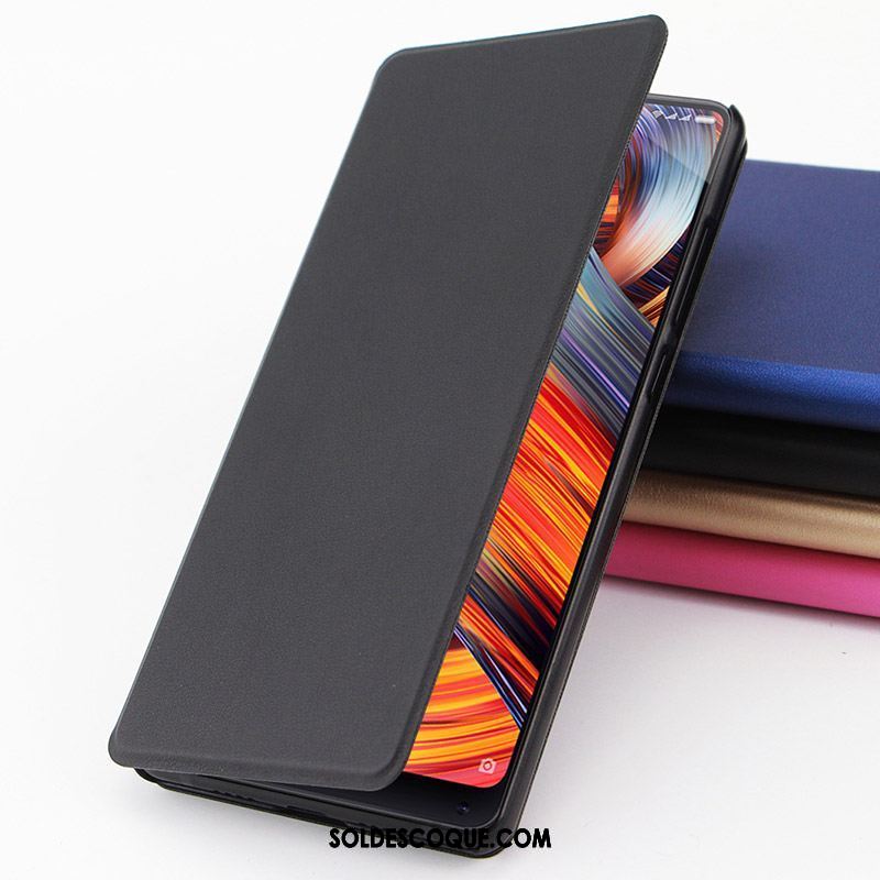 Coque Xiaomi Mi Mix 2 Réveillez-vous Petit Protection Noir Clamshell Soldes