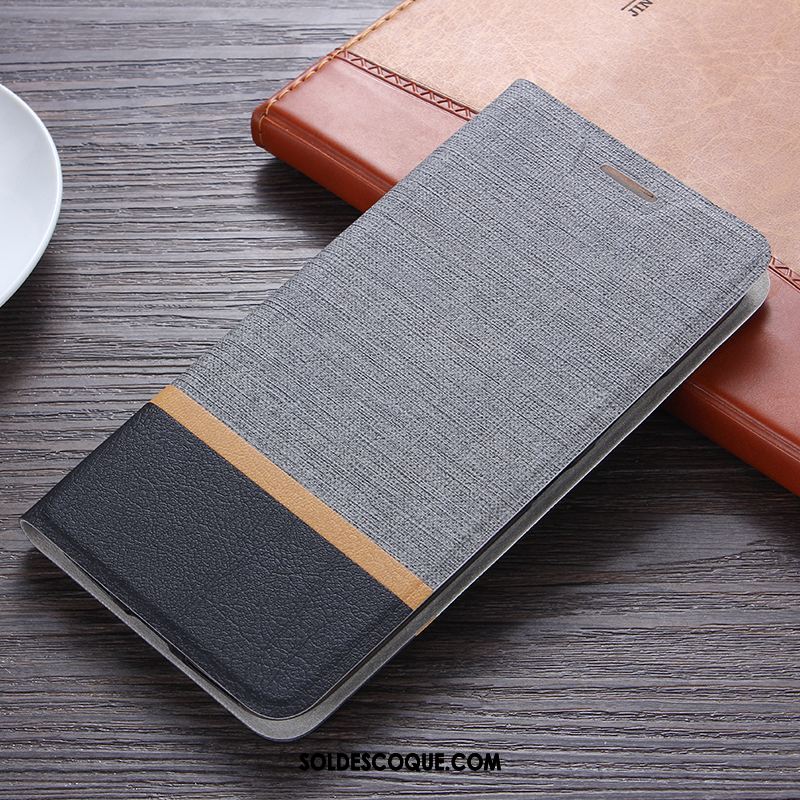 Coque Xiaomi Mi Mix 2 Étui Petit Téléphone Portable Gris Étui En Cuir En Vente