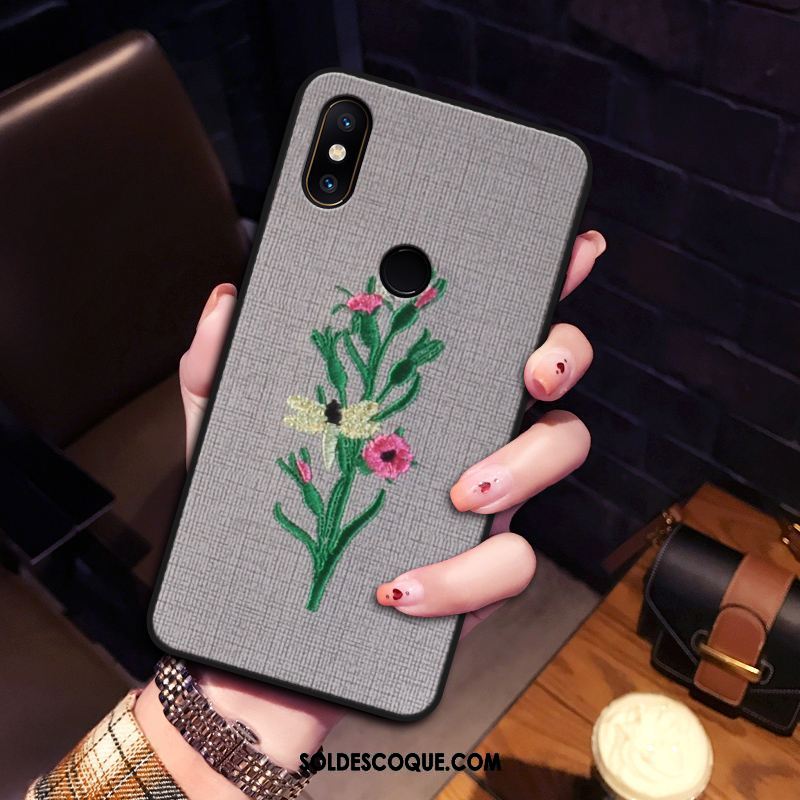 Coque Xiaomi Mi Mix 2s Broderie Petit Fluide Doux Silicone Tendance Pas Cher