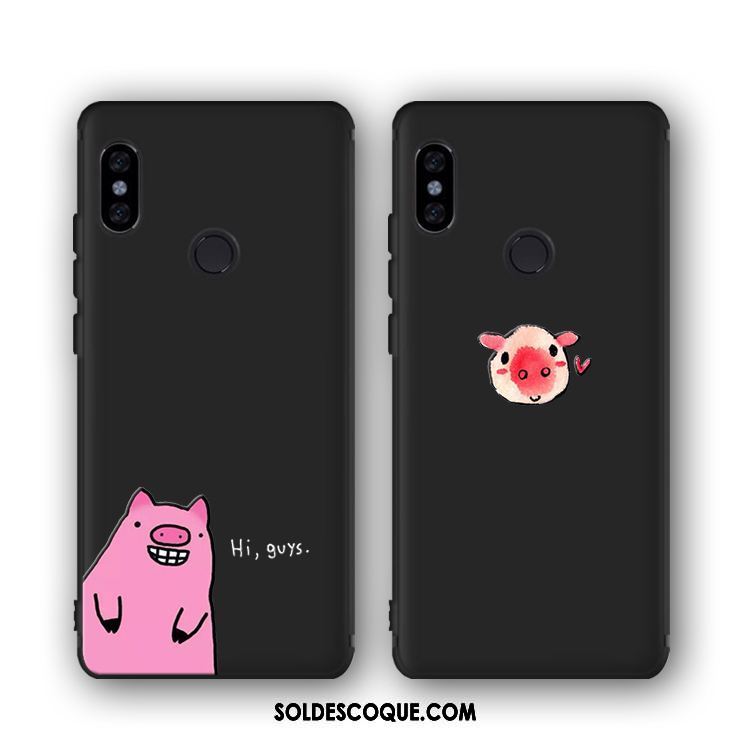 Coque Xiaomi Mi Mix 2s Créatif Noir Téléphone Portable Protection Personnalité Pas Cher