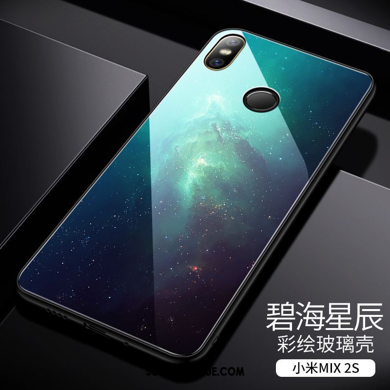 Coque Xiaomi Mi Mix 2s Créatif Tout Compris Téléphone Portable Marque De Tendance Couvercle Arrière En Vente