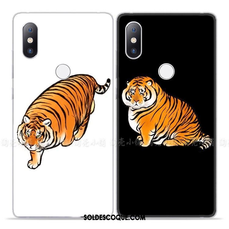 Coque Xiaomi Mi Mix 2s Protection Téléphone Portable Charmant Étui Tigre Housse Soldes