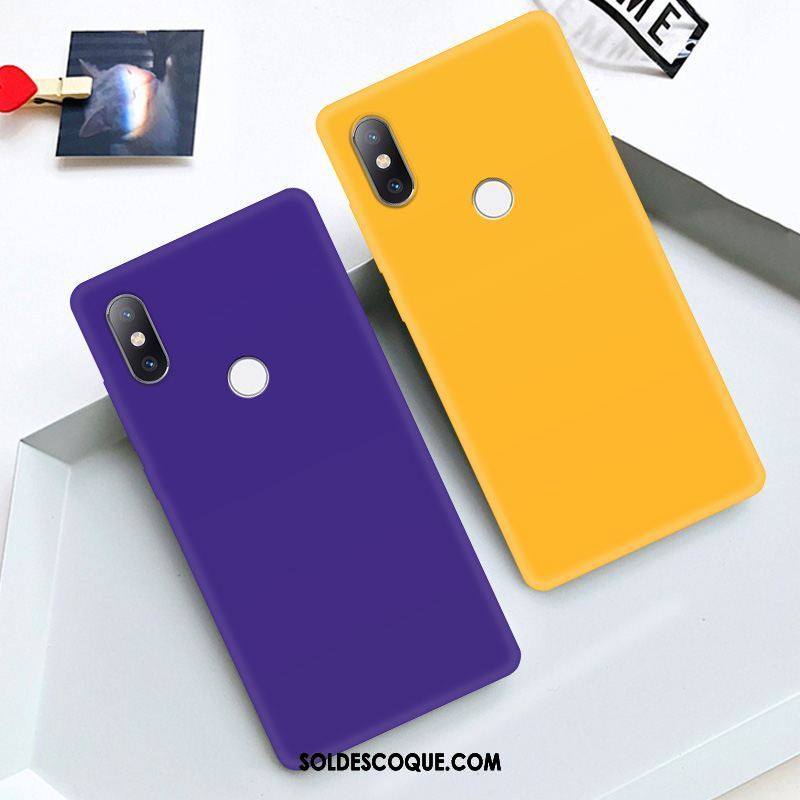 Coque Xiaomi Mi Mix 2s Protection Téléphone Portable Incassable Délavé En Daim Petit Housse Soldes