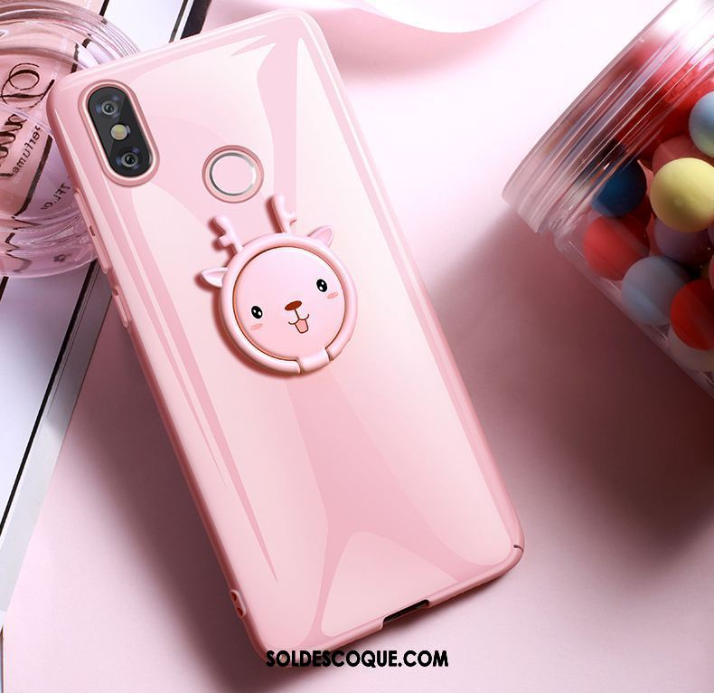 Coque Xiaomi Mi Mix 2s Téléphone Portable Net Rouge Charmant Incassable Tout Compris Pas Cher